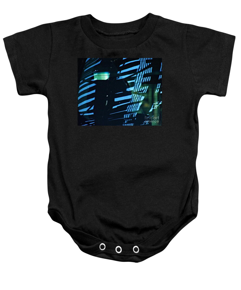 Abstract Baby Onesie featuring the photograph Abstract Reflection 9 by Sarah Loft