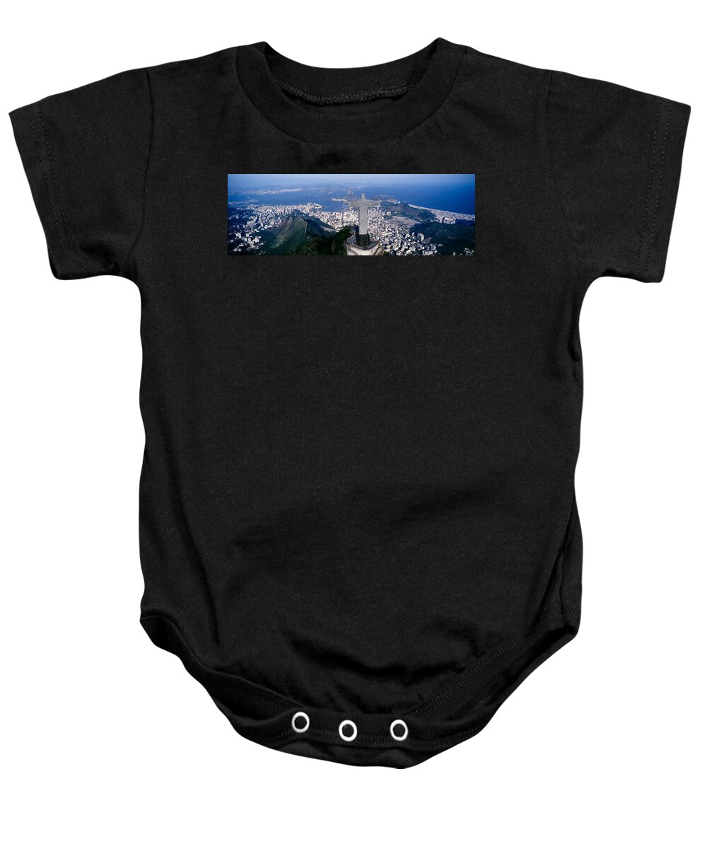 Photography Baby Onesie featuring the photograph Aerial, Rio De Janeiro, Brazil by Panoramic Images