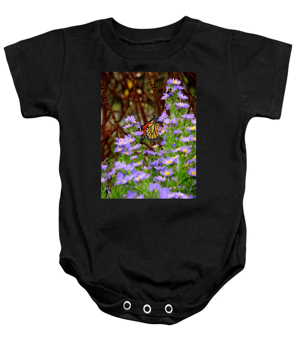 Butterfly Baby Onesie featuring the photograph Almost Hidden by Rodney Lee Williams