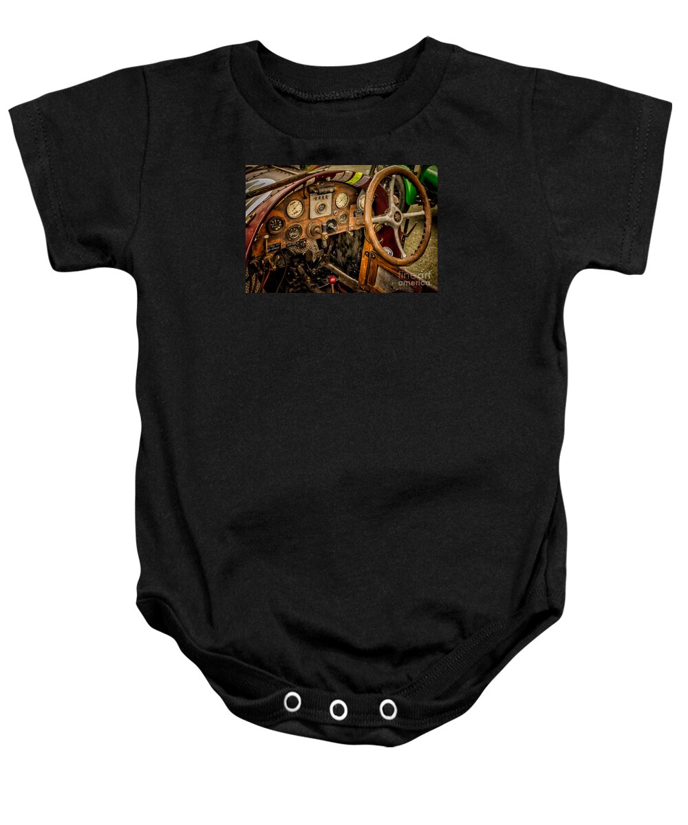 Vehicle Baby Onesie featuring the photograph Amilcar Riley Special by Adrian Evans