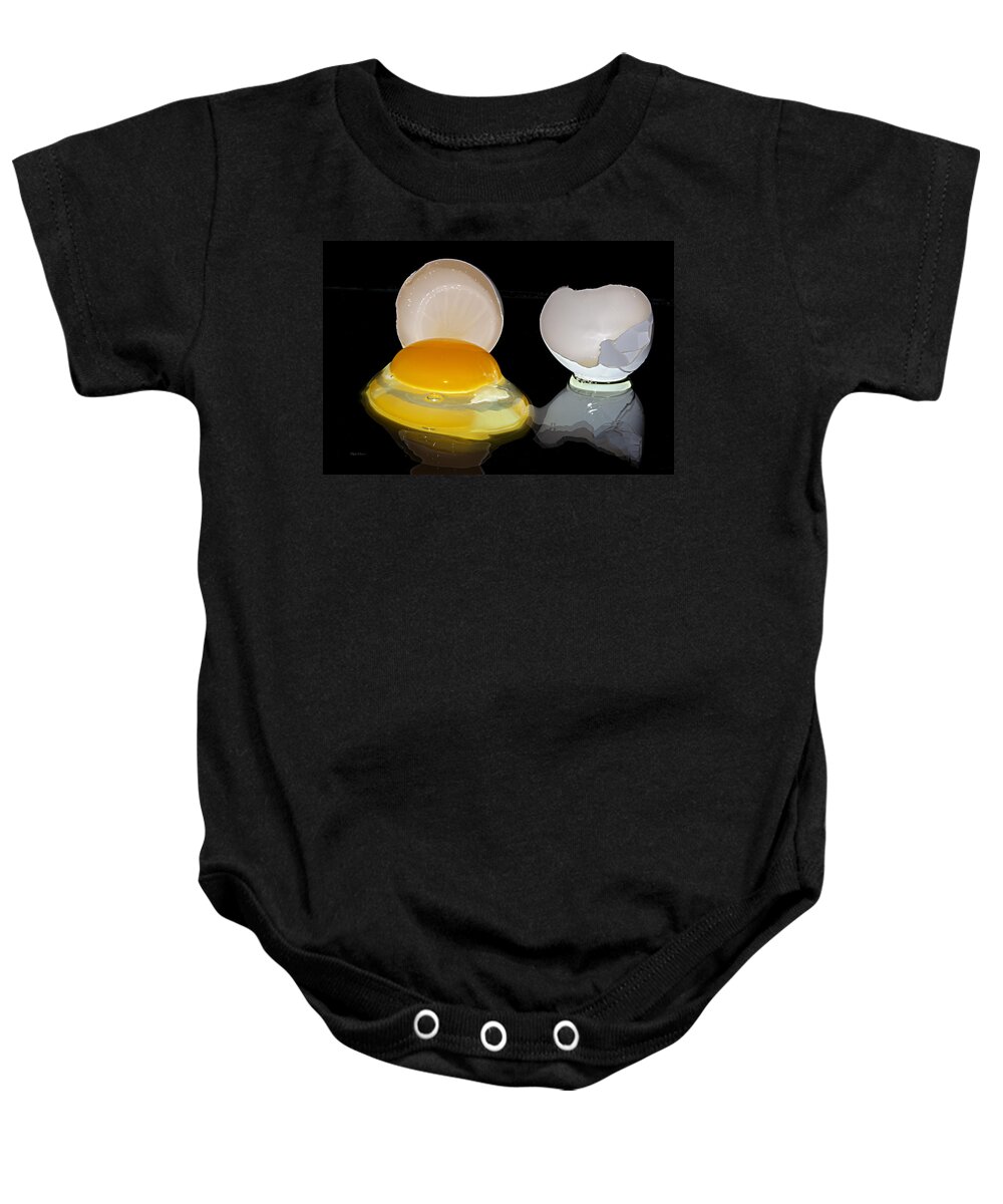 Egg Baby Onesie featuring the photograph An Egg by Phyllis Denton