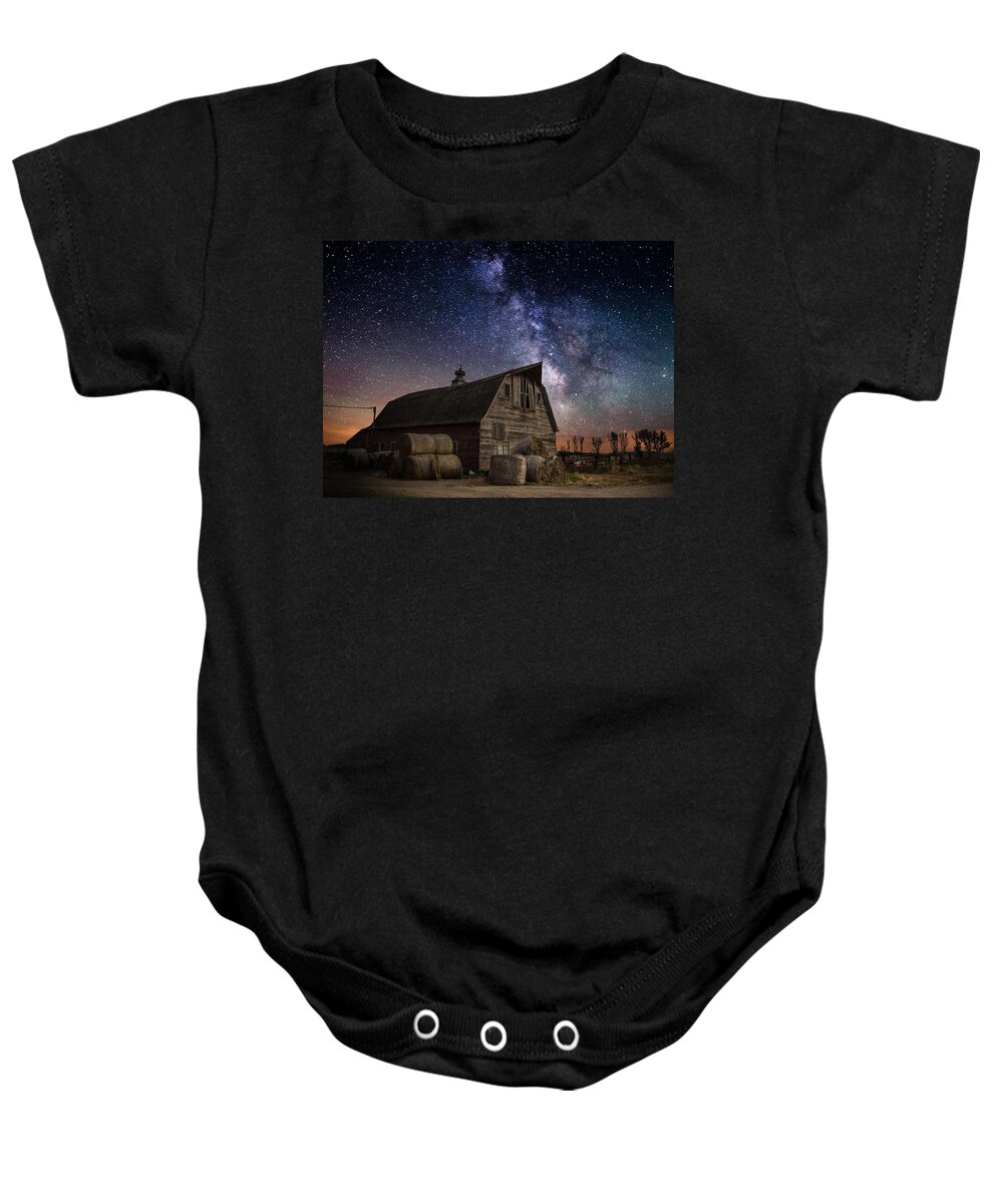 Barn Baby Onesie featuring the photograph Barn IV by Aaron J Groen