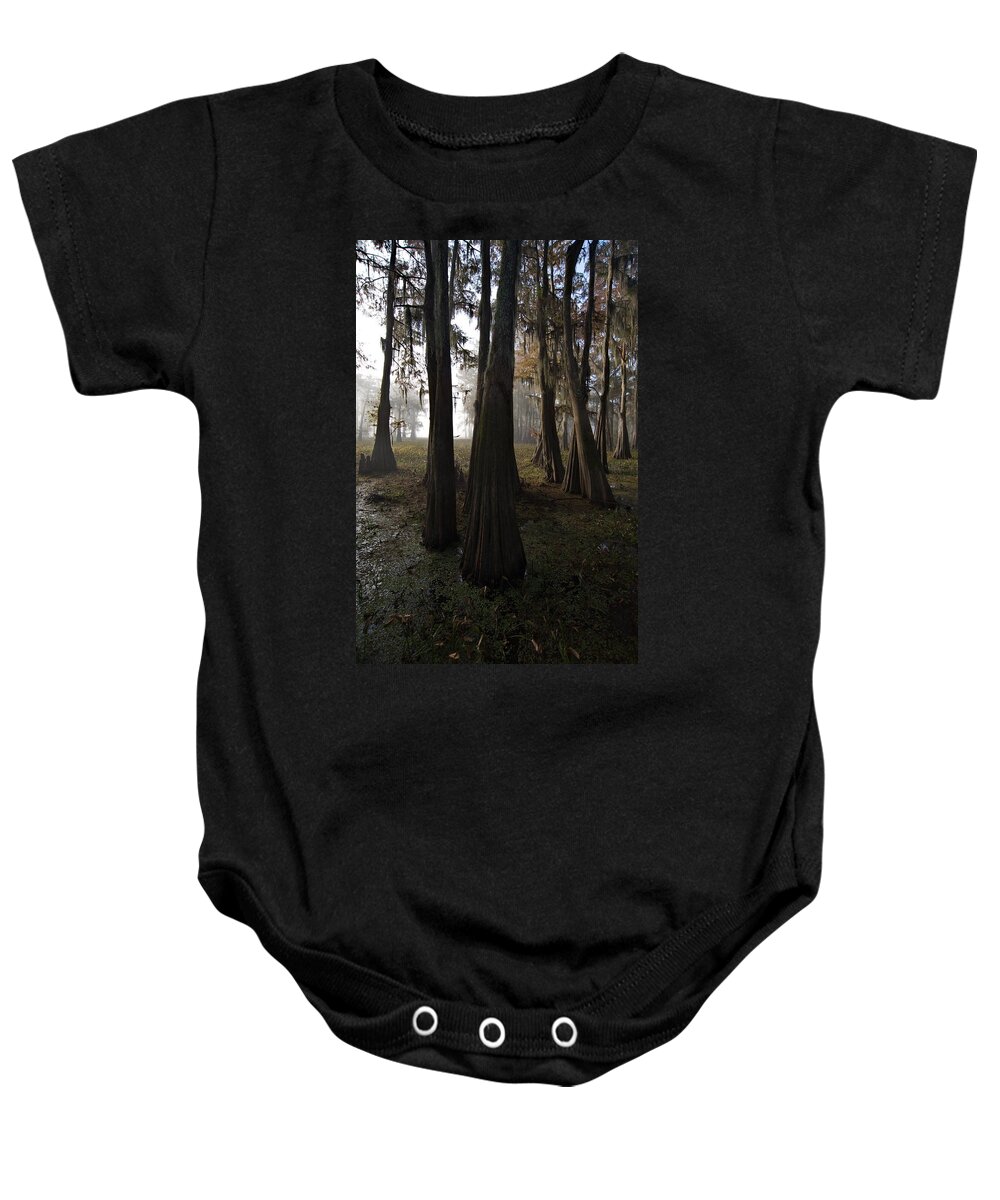 Atchafalaya Basin Baby Onesie featuring the photograph Basin Sentinels by Ron Weathers