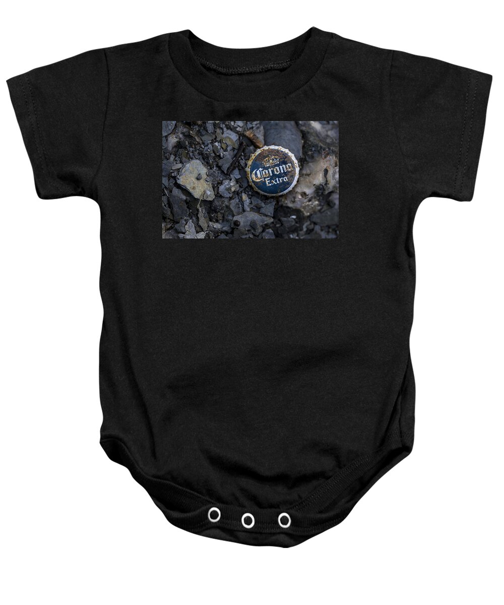 Andrew Pacheco Baby Onesie featuring the photograph Beach Bum by Andrew Pacheco
