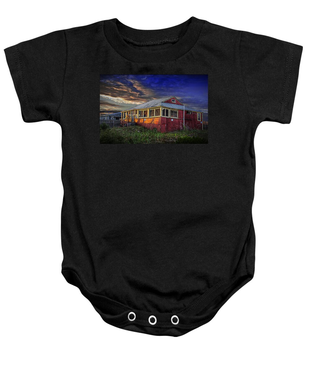 Beach Baby Onesie featuring the photograph Beach House by Rick Mosher