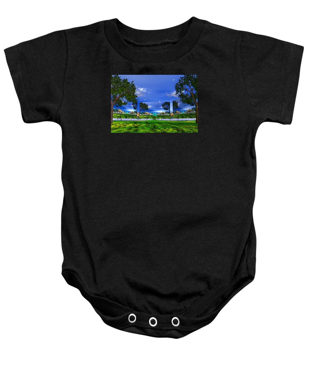 Landscape Baby Onesie featuring the photograph Belonging by Mark Blauhoefer