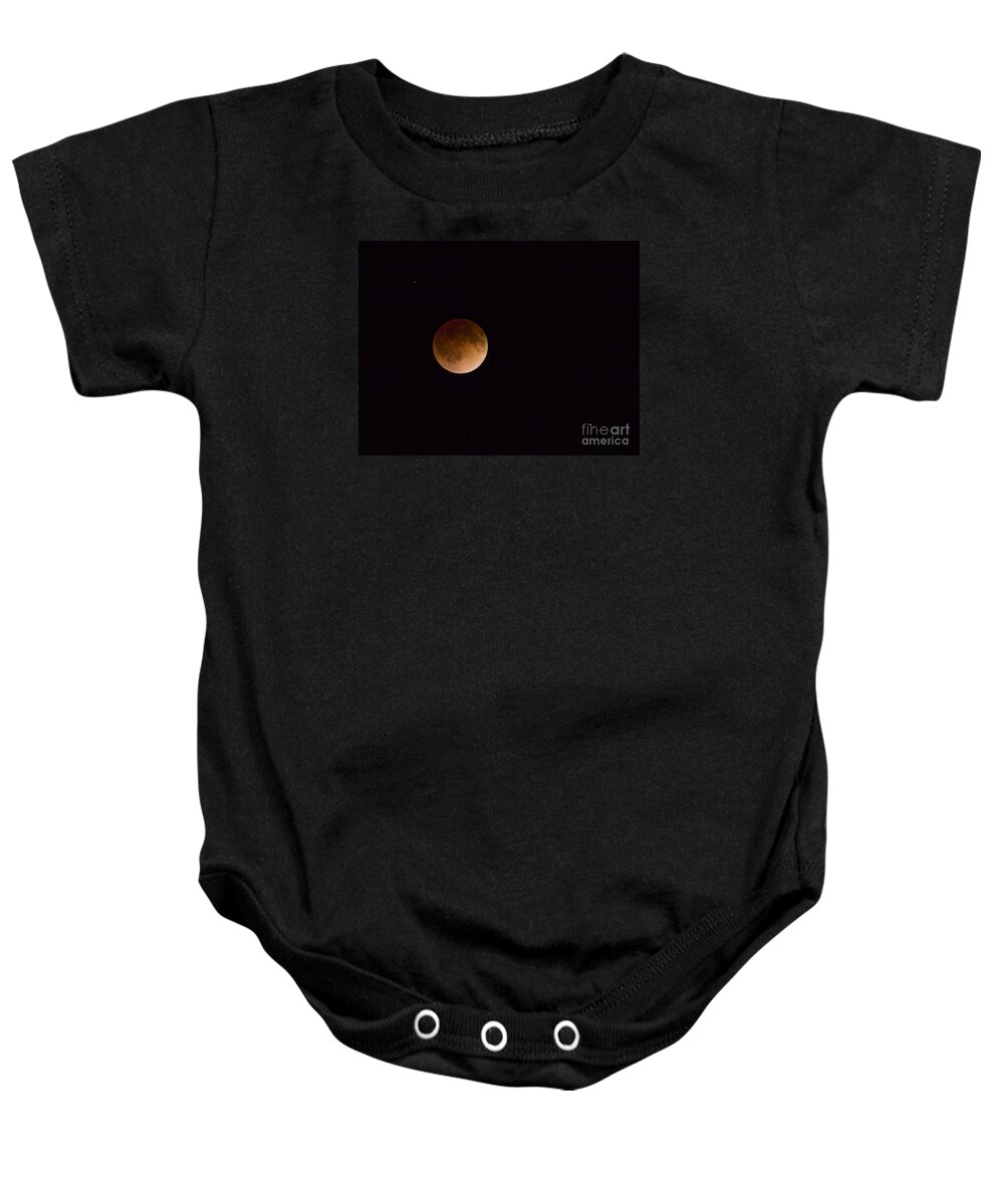 Blood Baby Onesie featuring the photograph Blood Moon by Steven Ralser
