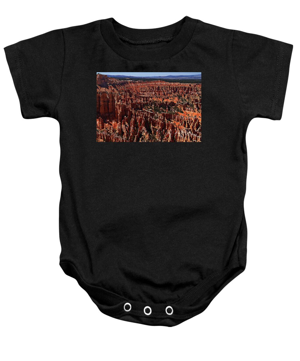 Utah Baby Onesie featuring the photograph Bryce Canyon Utah by Kathy Churchman