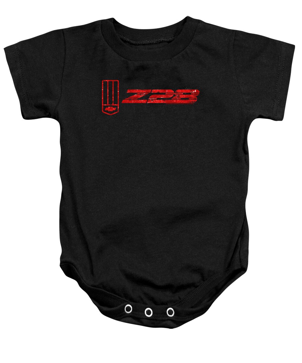  Baby Onesie featuring the digital art Chevrolet - The Z28 by Brand A