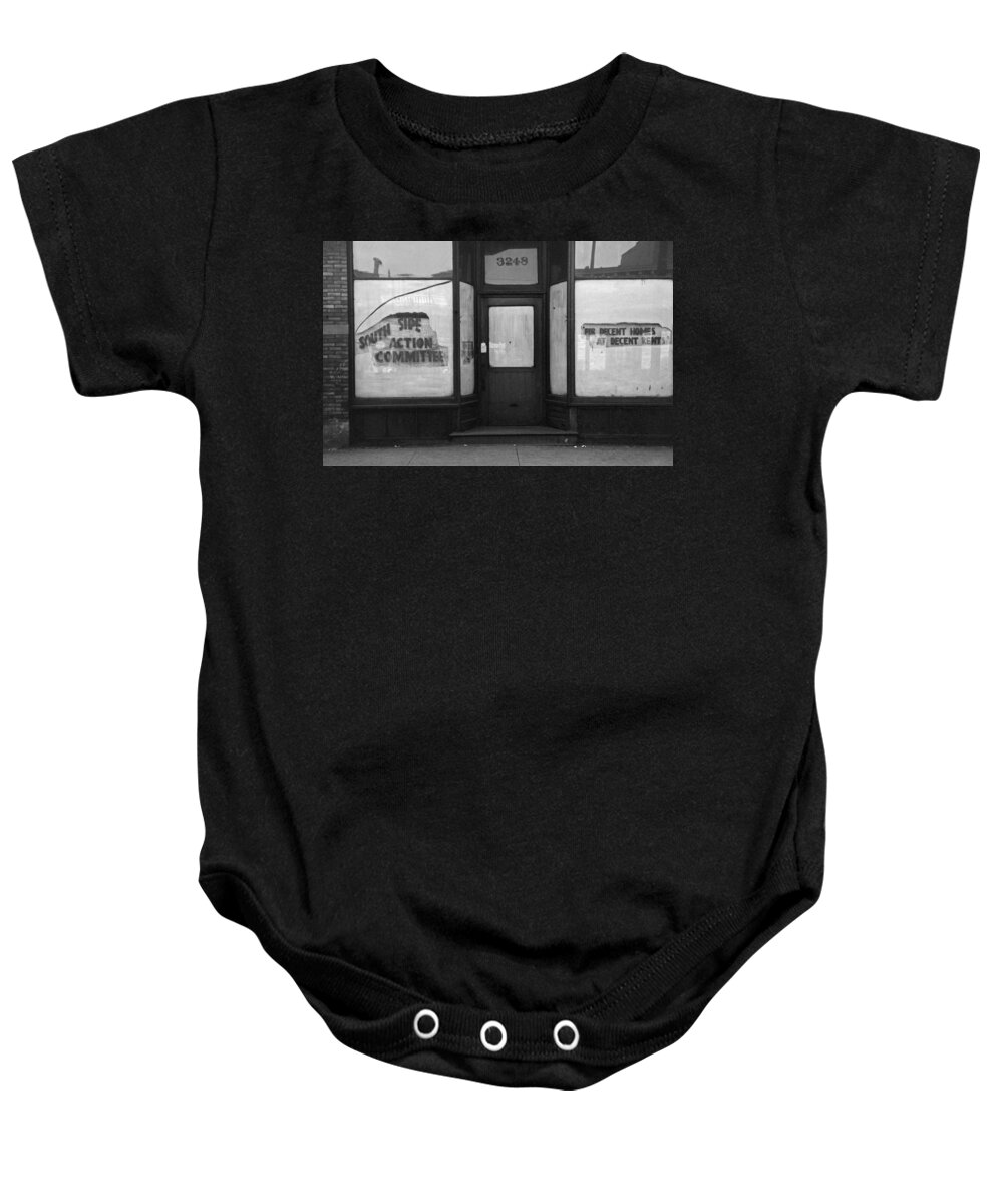 1941 Baby Onesie featuring the photograph Chicago South Side, 1941 by Granger