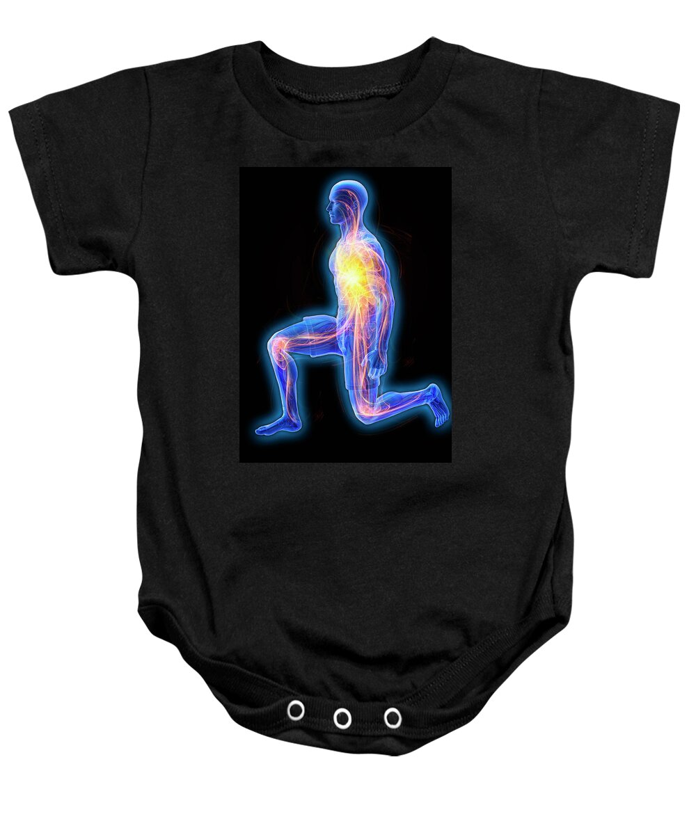 Adult Baby Onesie featuring the photograph Circulation Visible by Ikon Ikon Images