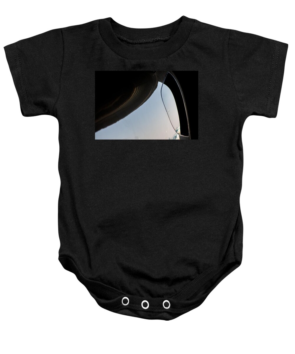 Reflection Baby Onesie featuring the photograph Cirrus Reflection by Paul Job