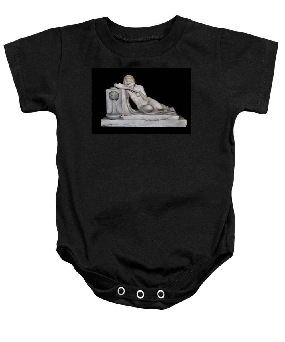 Marble Nude Baby Onesie featuring the photograph Classic Beauty by Andrea Kollo