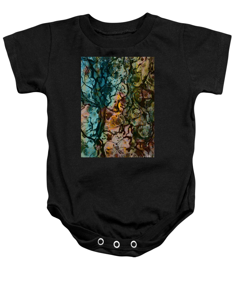 Texture Baby Onesie featuring the photograph Color Abstraction XVI by David Gordon