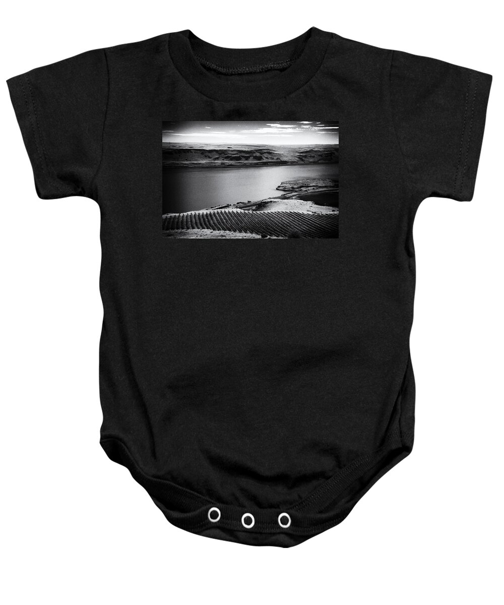 Oregon Baby Onesie featuring the photograph Columbia Gorge by Niels Nielsen