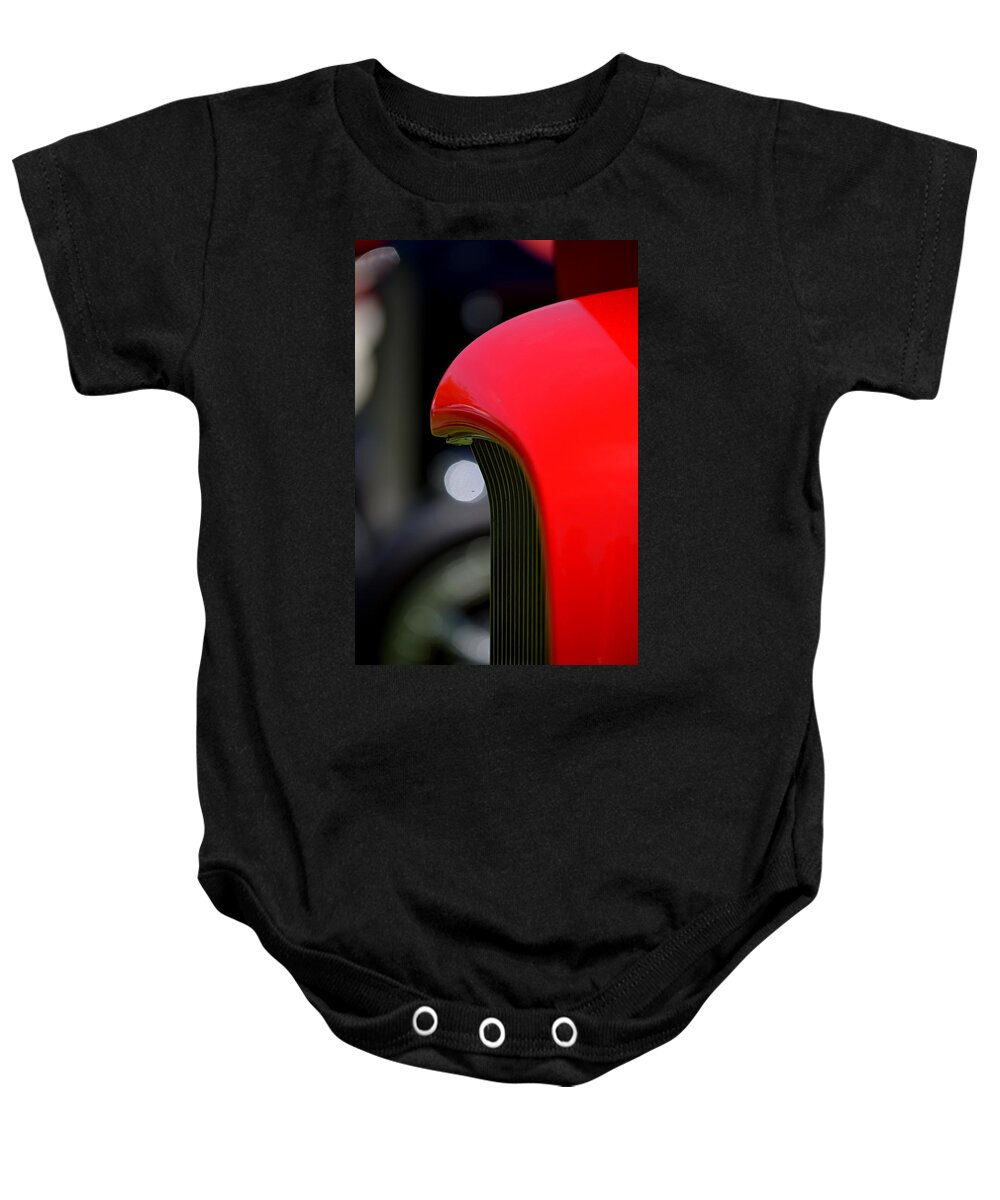 Red Baby Onesie featuring the photograph Cool Hotrod-1 by Dean Ferreira