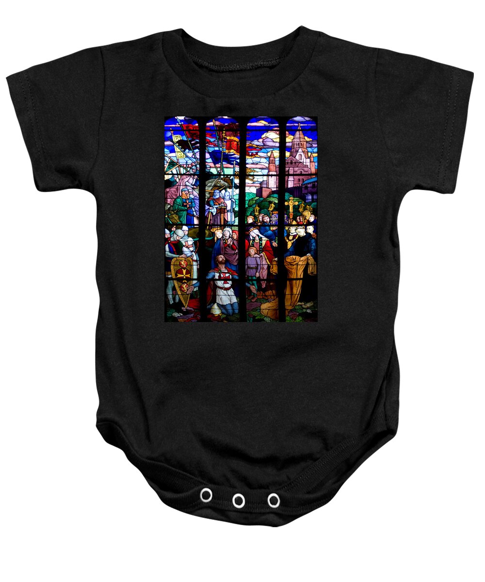 Crusader Baby Onesie featuring the photograph Crusader by Nigel R Bell