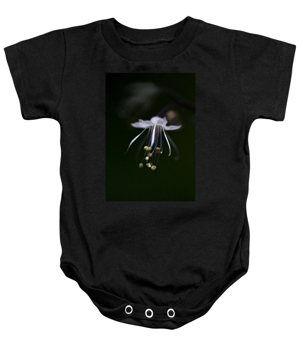 Flower Baby Onesie featuring the photograph Dance in the Forest by Betty Depee