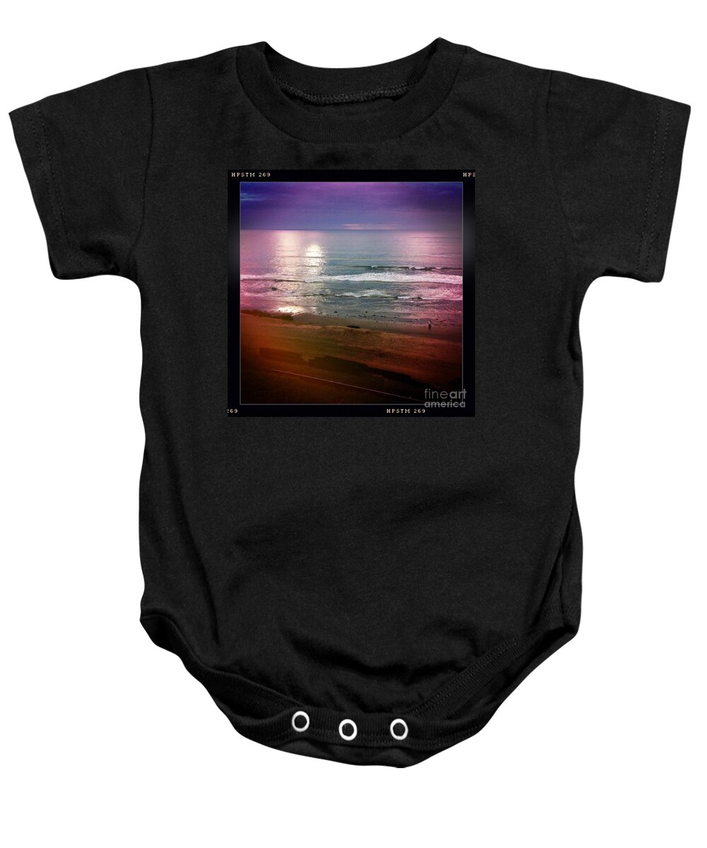 Del Mar Baby Onesie featuring the photograph Del Mar by Denise Railey