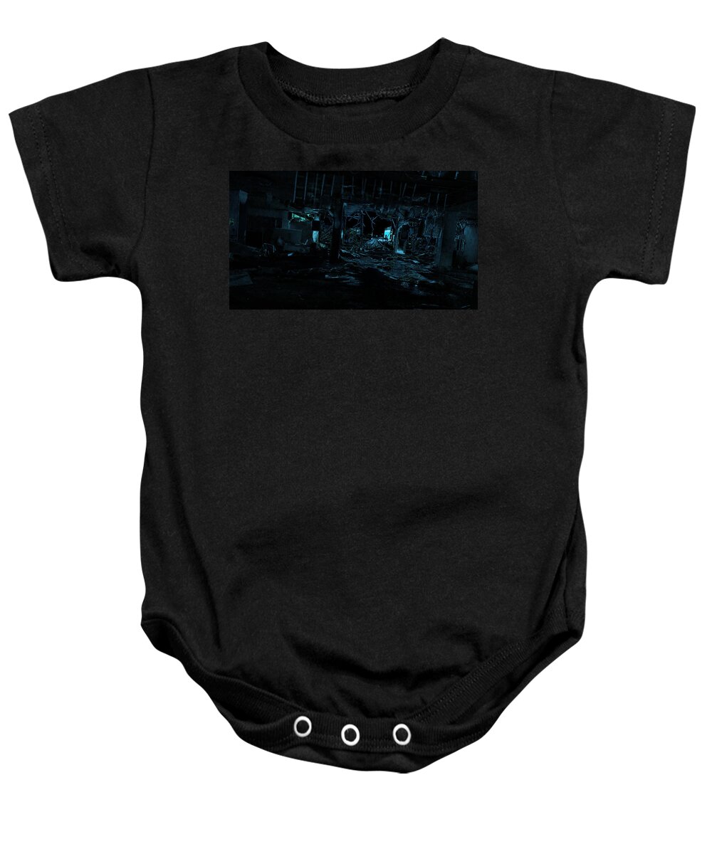Christchurch Baby Onesie featuring the photograph Demolition in Progress by Steve Taylor