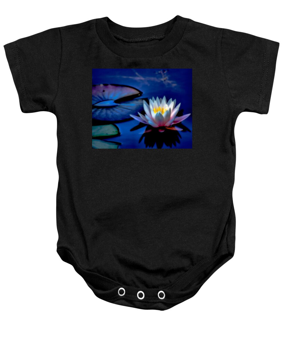 Water Baby Onesie featuring the photograph Dreaming of a Waterlily by Lynne Jenkins