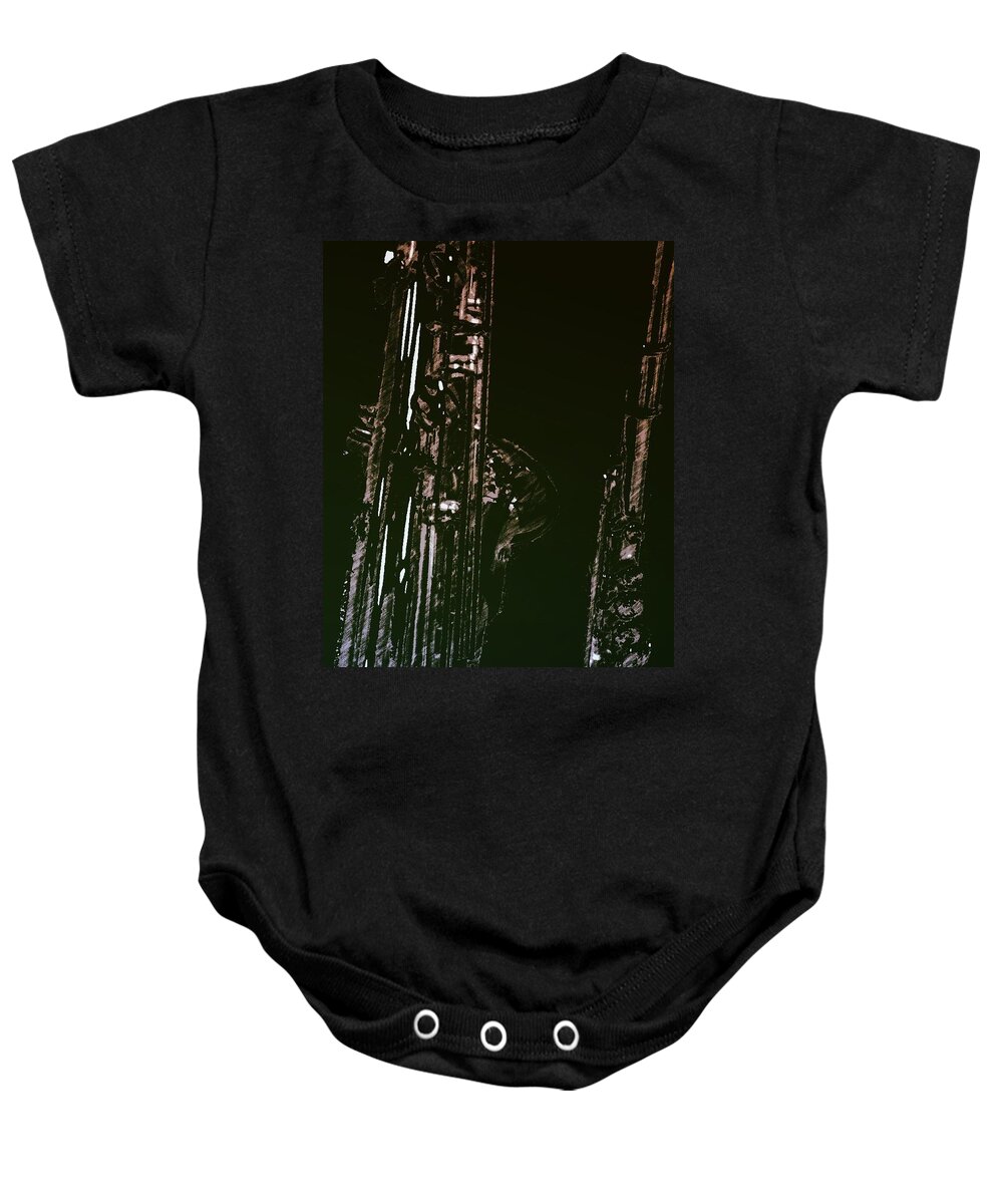 Sax Baby Onesie featuring the photograph Duet by Photographic Arts And Design Studio