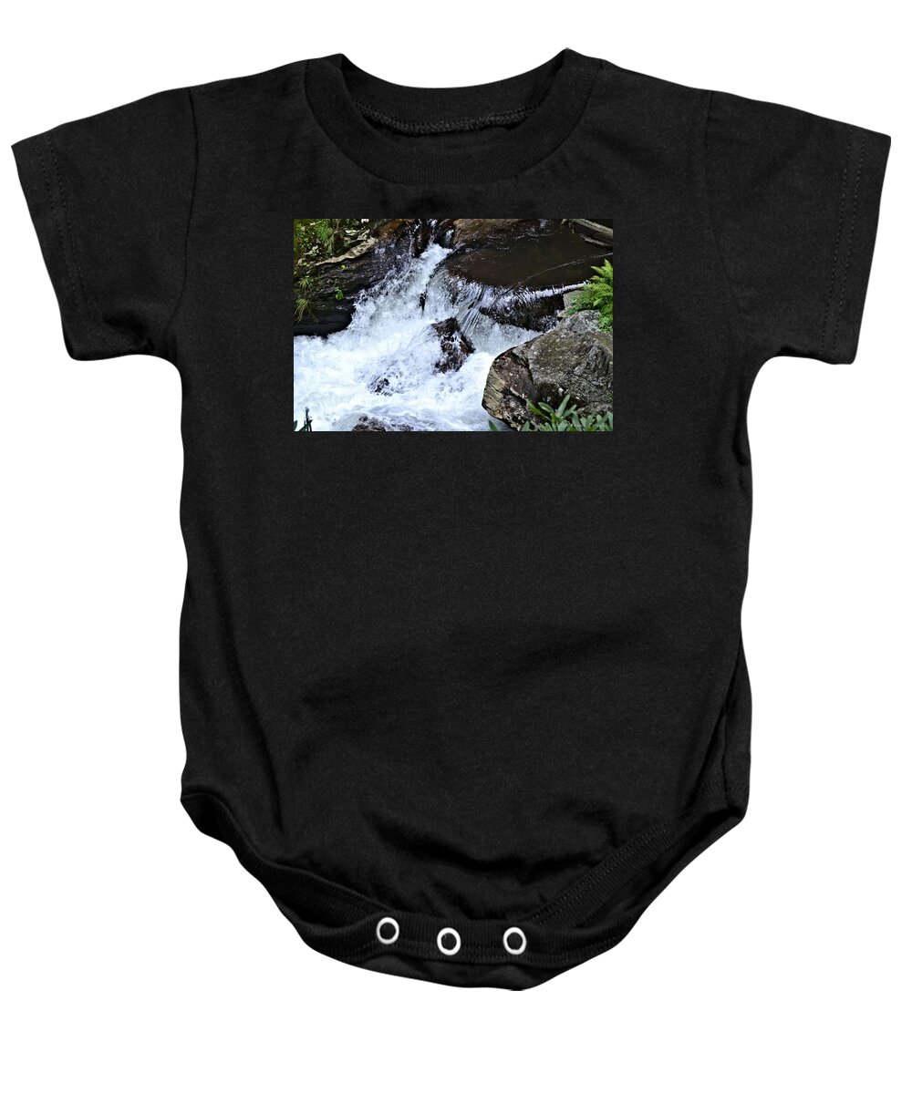 Dukes Creek Baby Onesie featuring the photograph Dukes Creek by Tara Potts