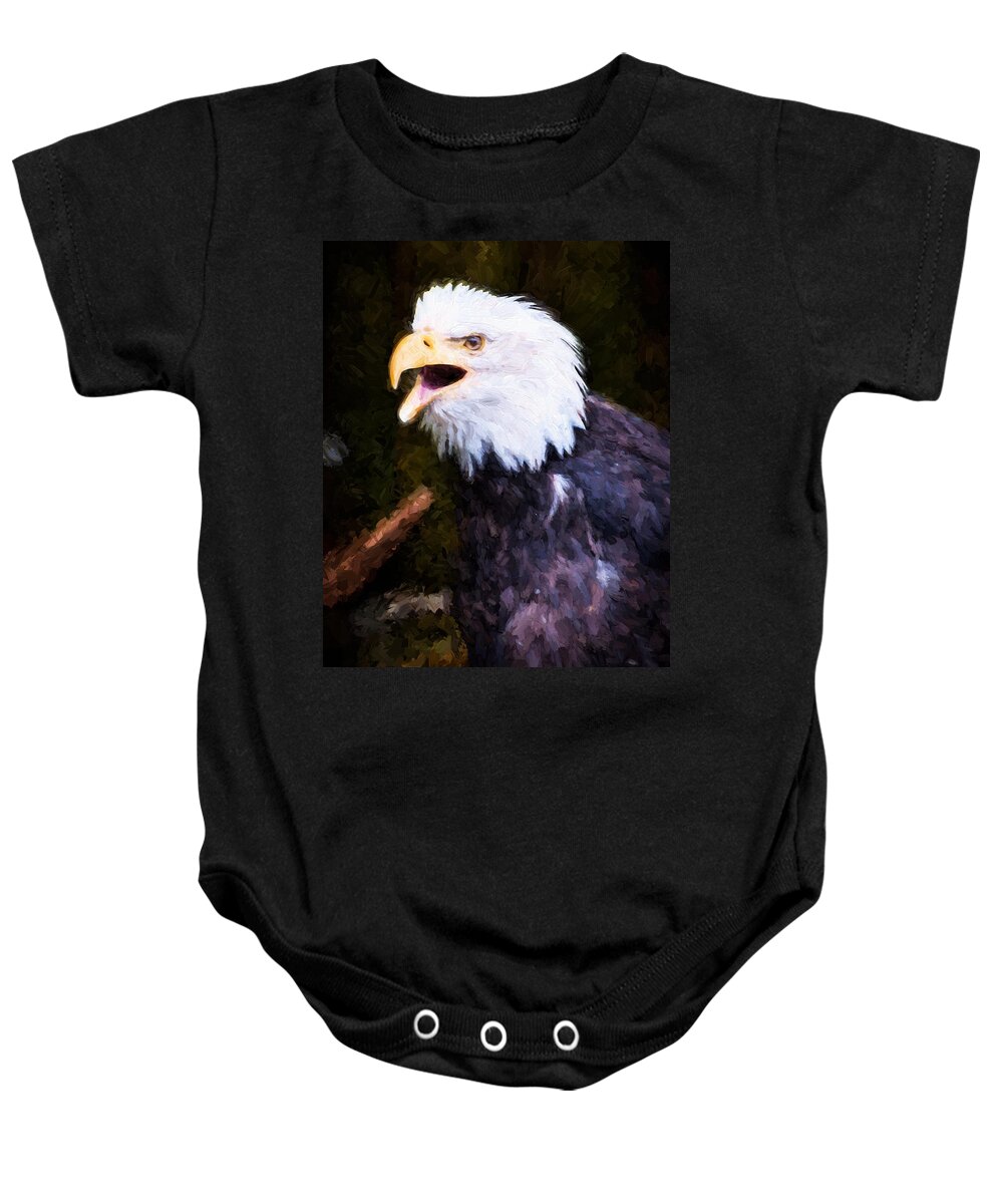 Eagle Baby Onesie featuring the photograph Eagle by Bill Howard