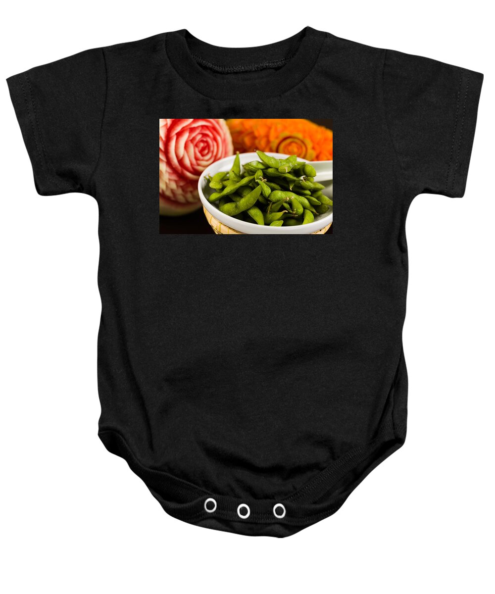 Asian Baby Onesie featuring the photograph Edamame by Raul Rodriguez