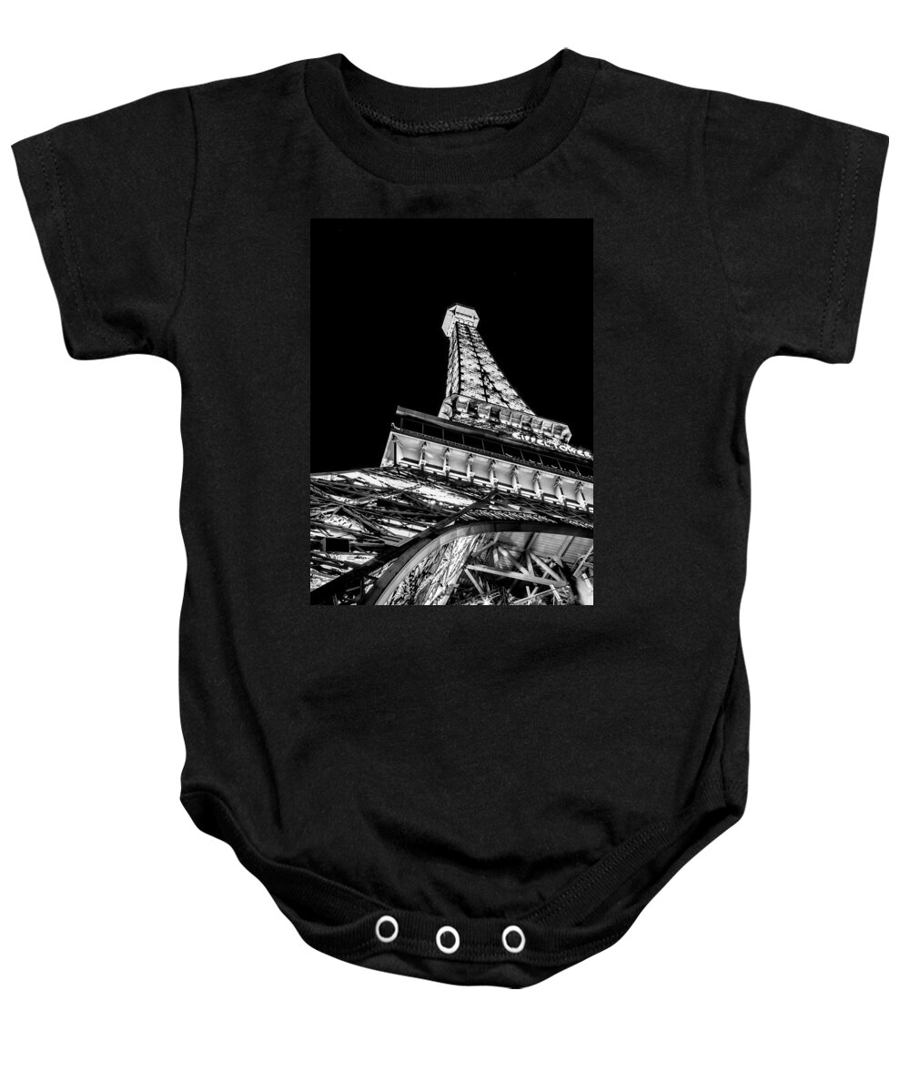Eiffel Tower Baby Onesie featuring the photograph Industrial Romance by Az Jackson