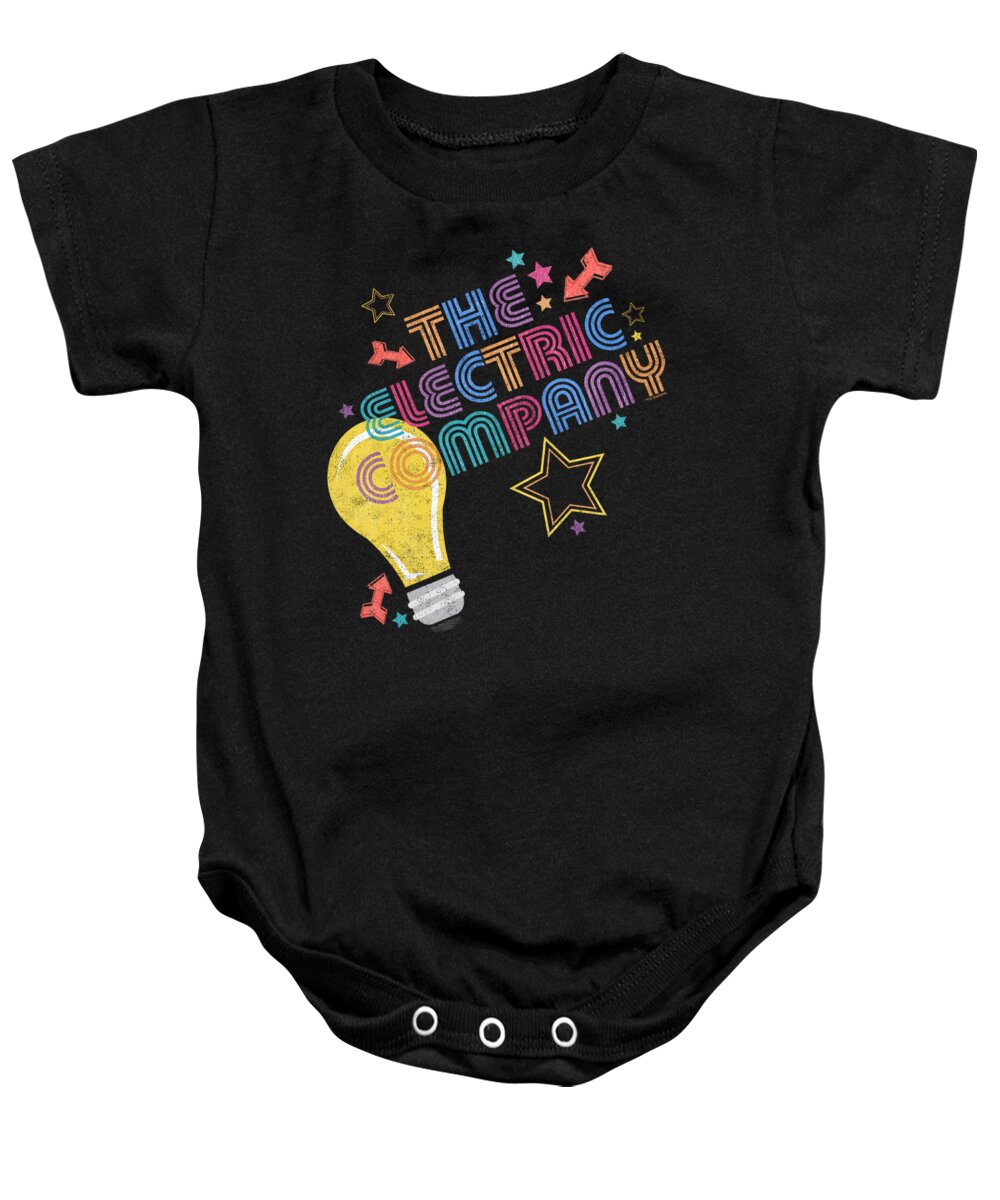  Baby Onesie featuring the digital art Electric Company - Electric Light by Brand A
