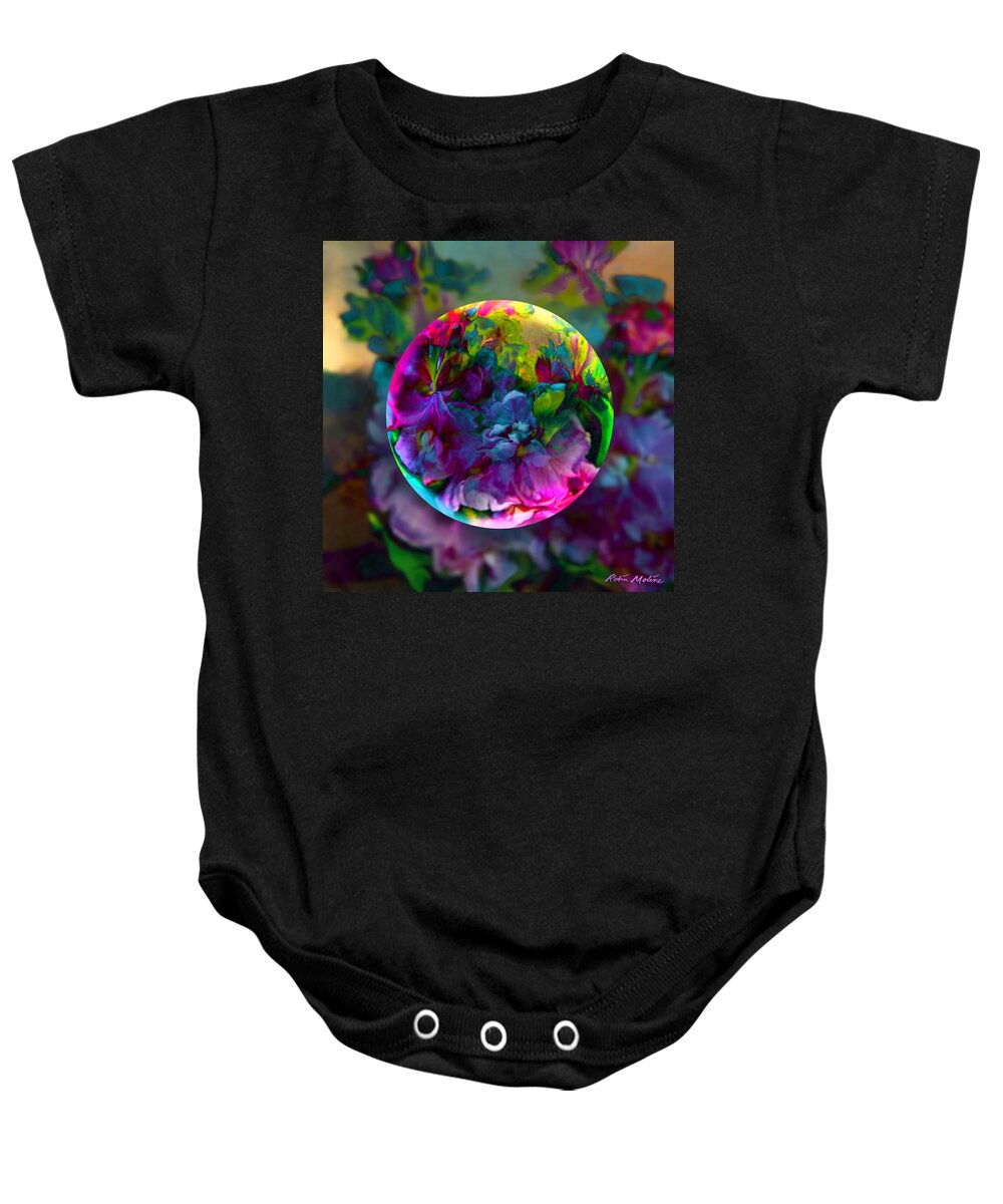 Spring Baby Onesie featuring the painting Emerging Spring by Robin Moline