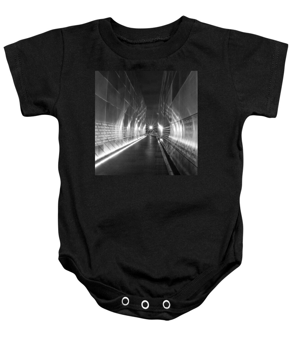 Empty Sky Baby Onesie featuring the photograph Empty Sky Memorial by GeeLeesa Productions