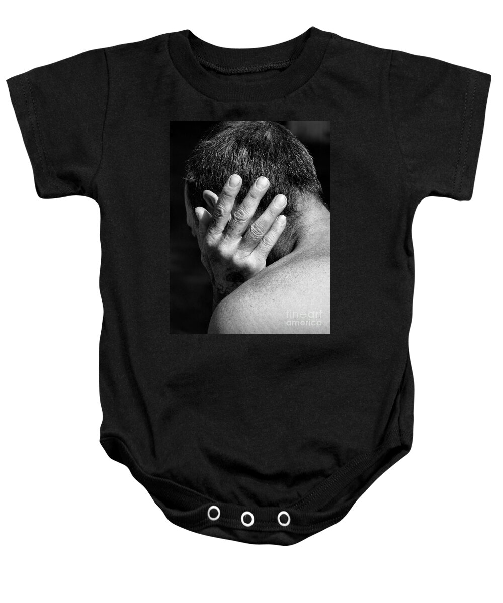 Portrait Baby Onesie featuring the photograph Enfolding by Rory Siegel
