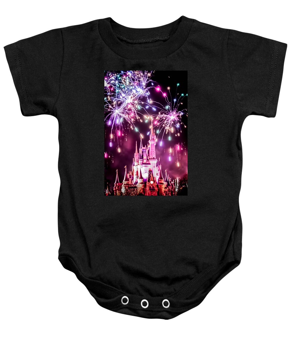 Disney Baby Onesie featuring the photograph Fairytales Do Come True by Sara Frank