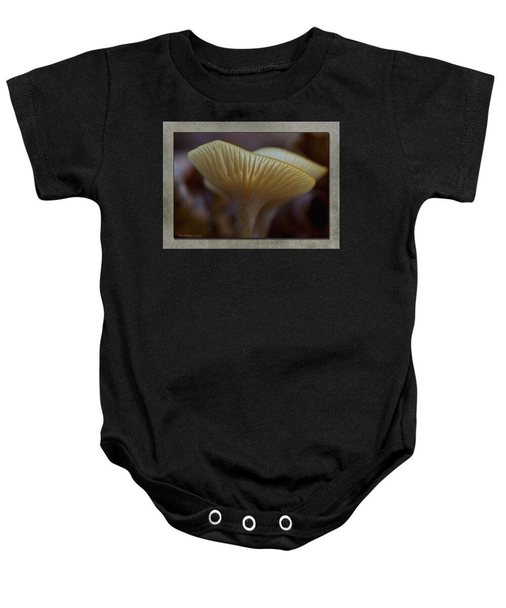 Mushroom Baby Onesie featuring the photograph Fall Mushroom 7 by WB Johnston