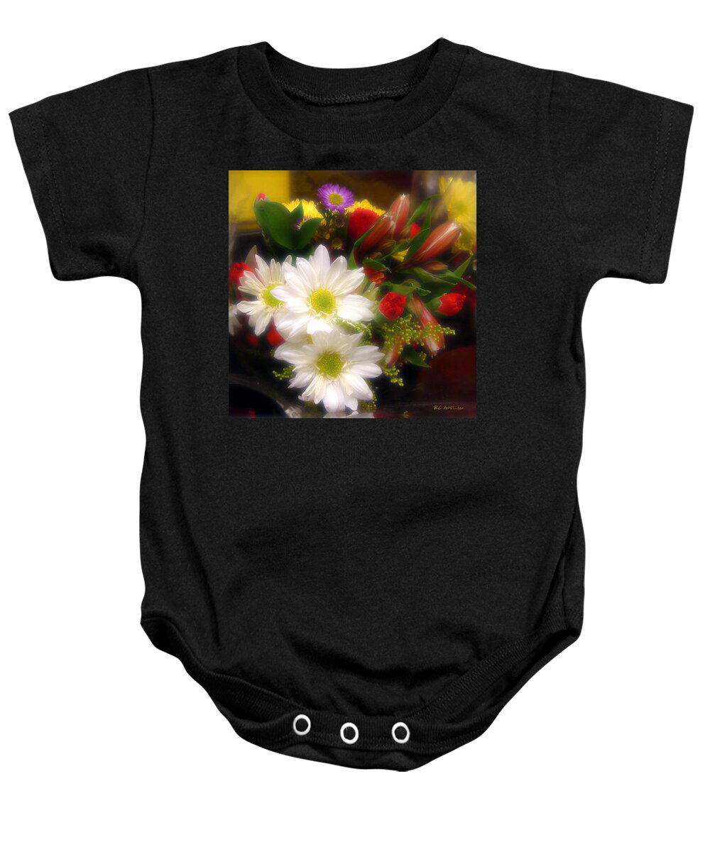 Bouquet Baby Onesie featuring the photograph Flora Radiant by RC DeWinter