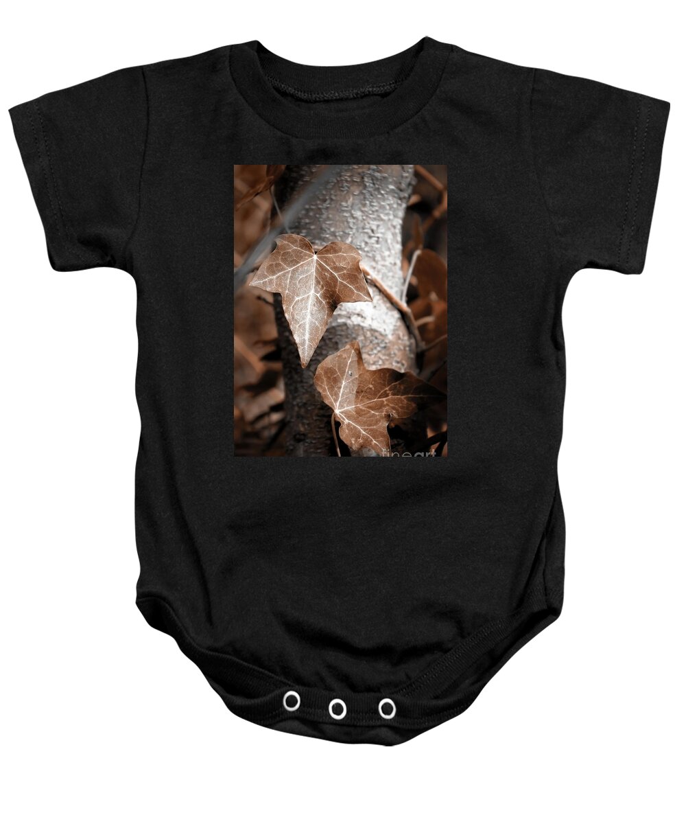 Nature Baby Onesie featuring the photograph Forever Entwined by Ellen Cotton