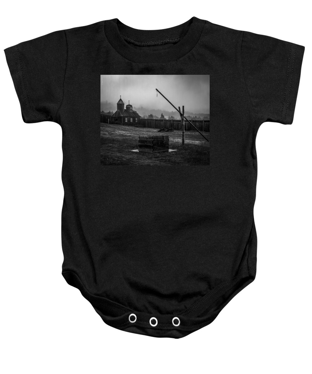 California Baby Onesie featuring the photograph Fort Ross by Alexander Fedin