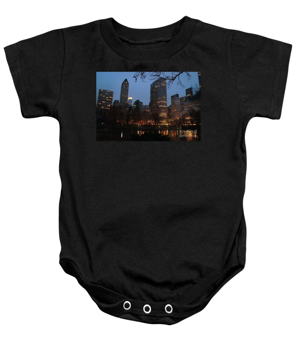 New York City Baby Onesie featuring the photograph Fortnight till Christmas by Elena Perelman