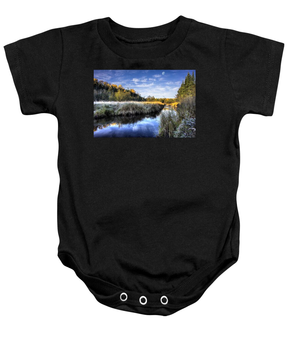 Aboriginal Baby Onesie featuring the photograph Frosty Morning by Jakub Sisak