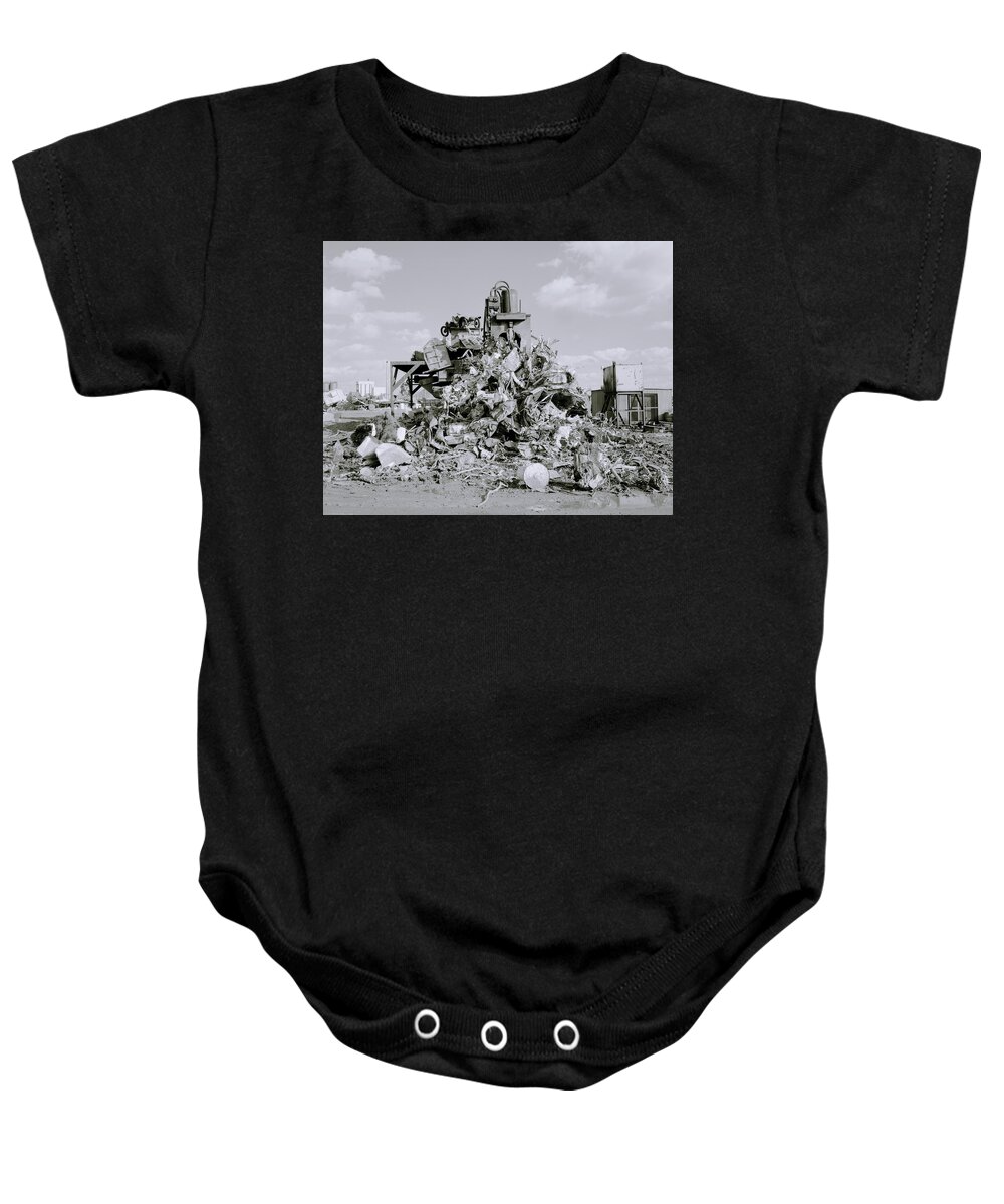 Art Baby Onesie featuring the photograph Art Of Garbage by Shaun Higson