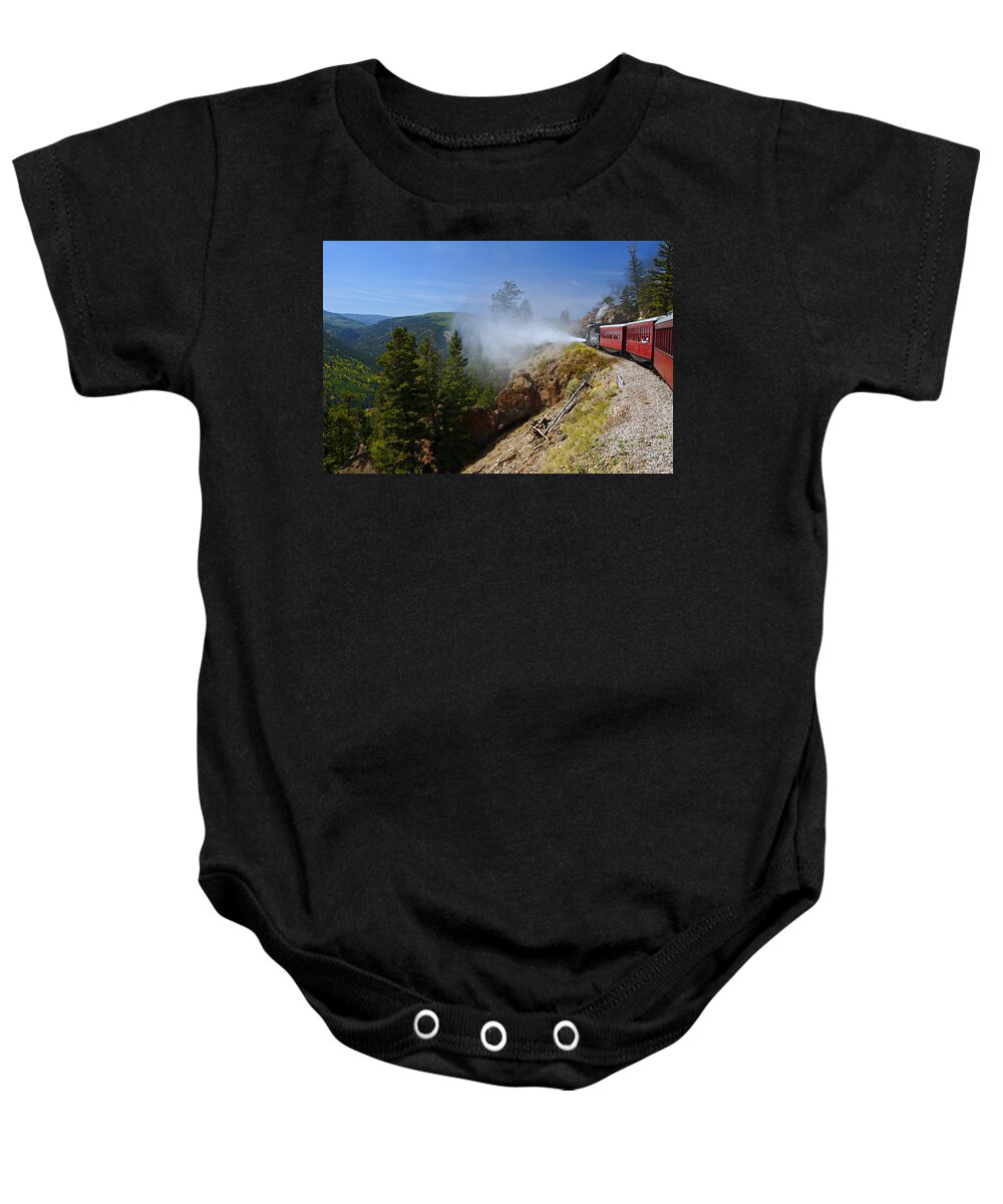 New Mexico Baby Onesie featuring the photograph Getting Steamed by Jeremy Rhoades