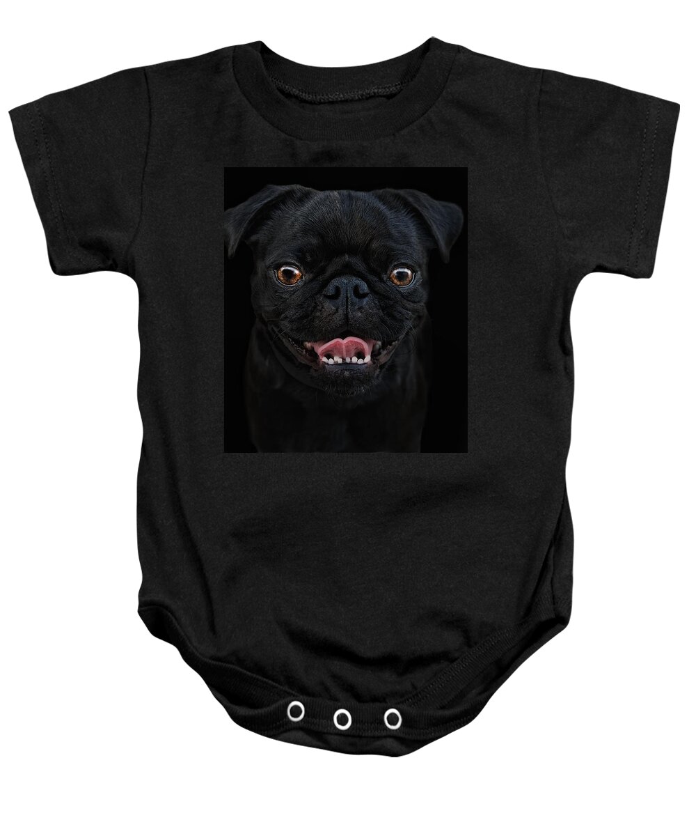 Animals Baby Onesie featuring the photograph Gimme A Smile by Joachim G Pinkawa