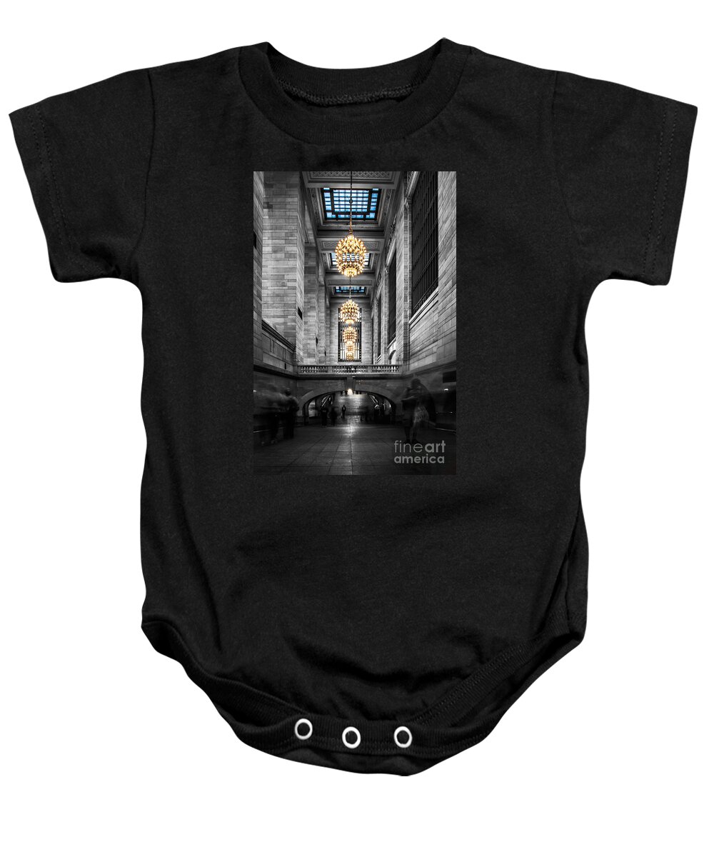 Nyc Baby Onesie featuring the photograph Grand Central Station III ck by Hannes Cmarits