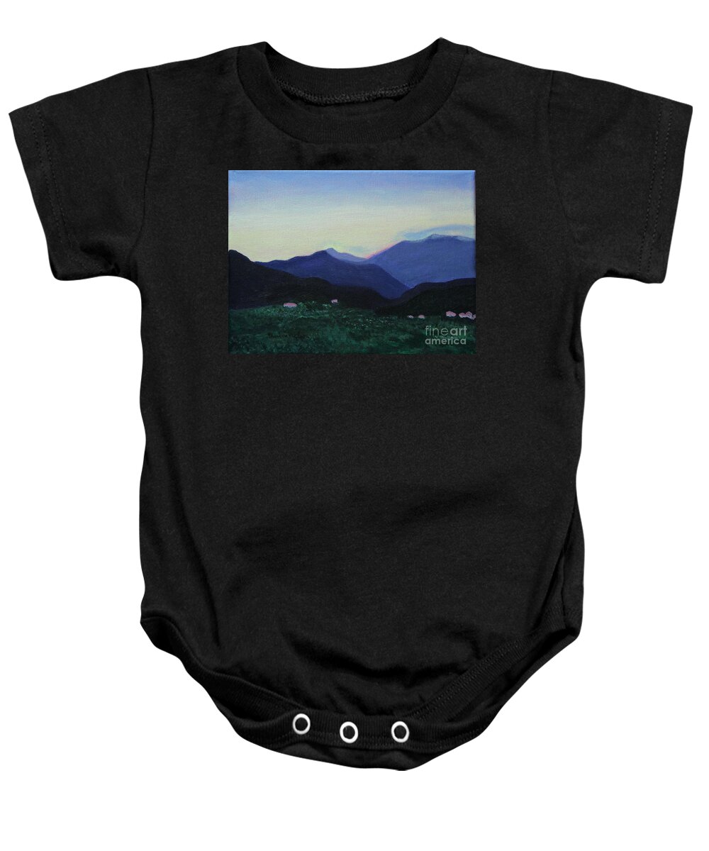 Greece Baby Onesie featuring the painting Greek Countryside by Marina McLain