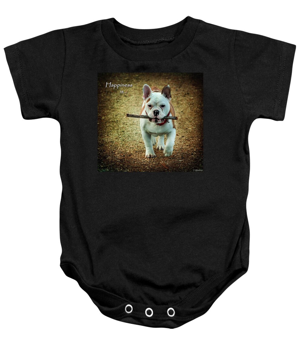 Cute Baby Onesie featuring the photograph Happiness Is by Jordan Blackstone