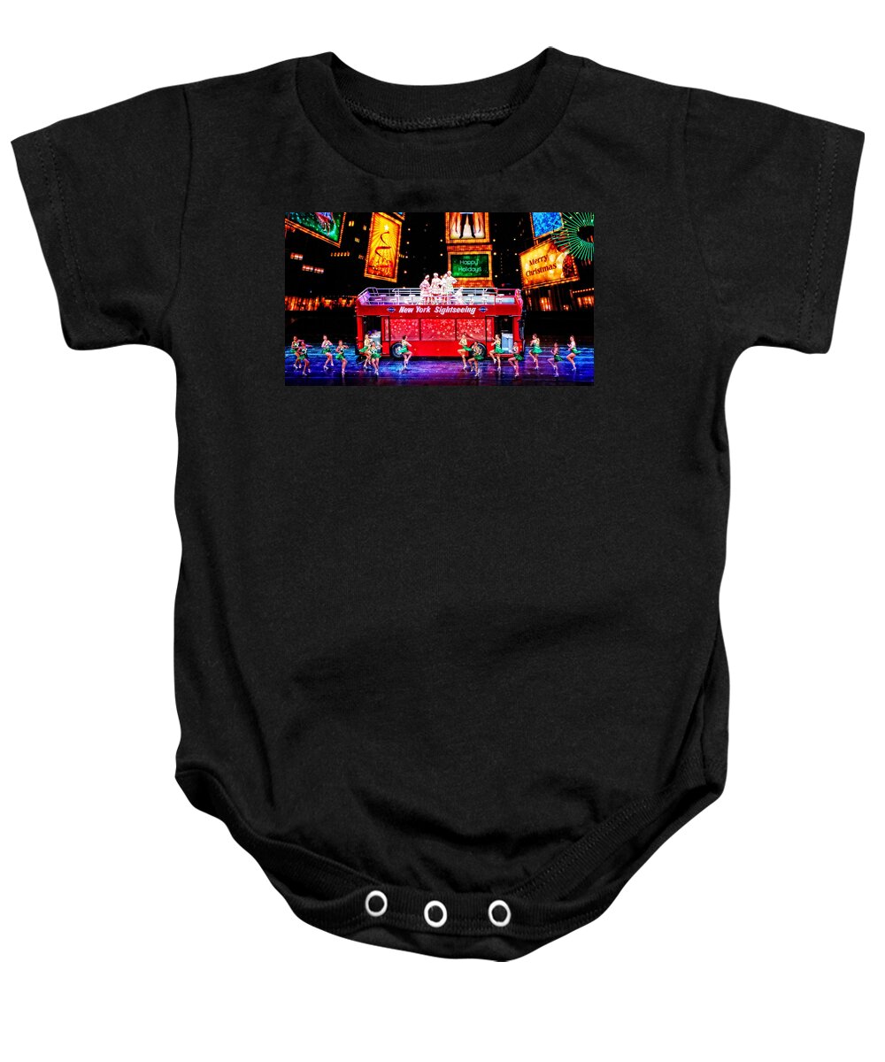 Manhattan Baby Onesie featuring the photograph Holiday Sightseeing by Mike Martin
