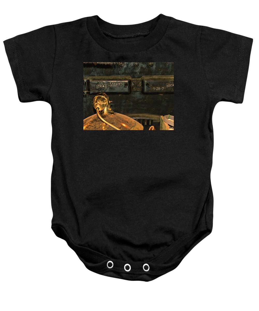 Steam Boiler Baby Onesie featuring the photograph Ideal Steam by Cathy Anderson
