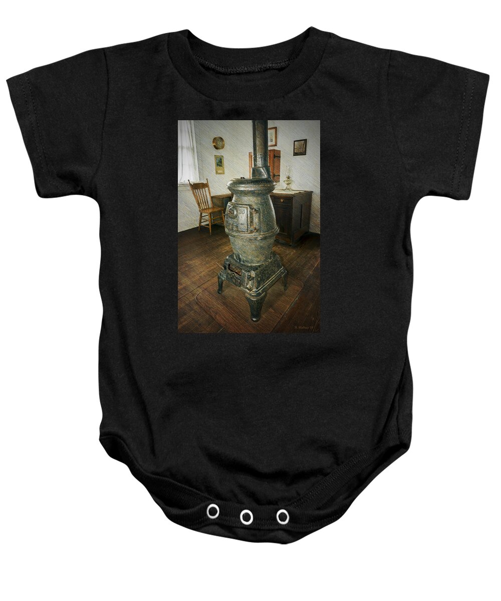 2d Baby Onesie featuring the photograph Inside Hooper Strait Lighthouse by Brian Wallace